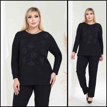 Immagine di CURVY GIRL QUALITY PARTY TOP WITH GLITTER